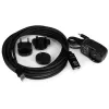 Cabo de extensão ativo USB 2.0 StarTech.com 5 m - M/F, 5 m, USB A, USB A, USB 2.0, ficha/conector fêmea, preto