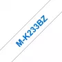 Fita de rotulagem Brother MK233 12 mm azul/branco