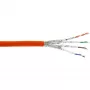 Cabo de instalação InLine Cat.7a, S/FTP (PiMF) 4x2x0.58 AWG23 1200MHz B2ca 25m
