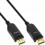 Cabo DisplayPort 1.4 AOC InLine, 8K4K, preto, 10m, 10 m, DisplayPort, DisplayPort, ficha, ficha, 7680 x 4320 píxeis