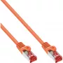 Cabo de patch InLine S/FTP PiMF Cat.6 250MHz PVC cobre laranja 1,5m
