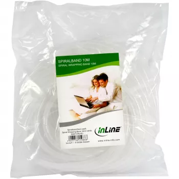 InLine tubo espiral 10 m natural 8 mm, branco, 8 mm, 155 g, 250 mm, 270 mm, 30 mm