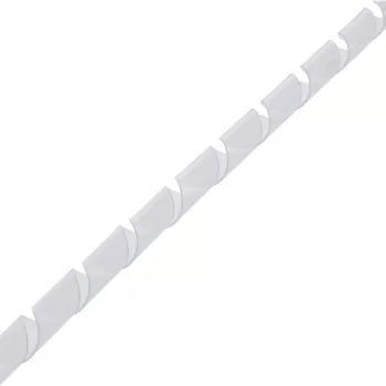 Fita espiral para cabos 10 m, 16 mm de diâmetro, branco – InLine