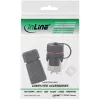 InLine conjunto de acoplamento Cat.6A, à prova de água IP68, 2x RJ45 F/F, 1:1