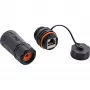 InLine acoplamento Cat.6A, à prova de água IP68, 2x RJ45 F/F, 1:1