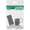 InLine acoplamento Cat.6A, à prova de água IP68, 2x RJ45 F/F, 1:1