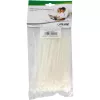InLine abraçadeiras para cabos com etiqueta 200 mm x 4,8 mm, nylon, 100 unid., natural