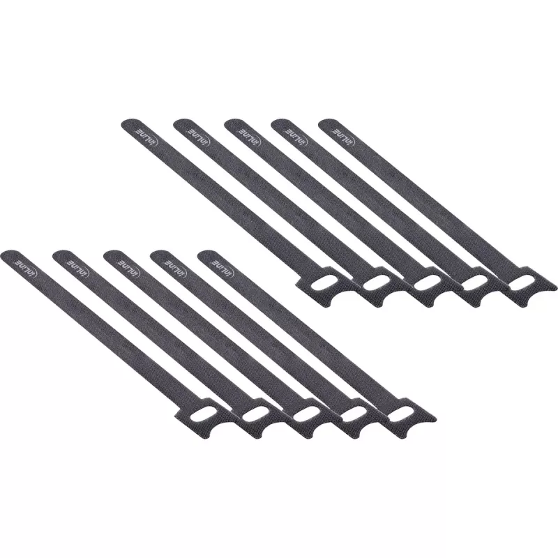 InLine abraçadeiras de velcro para cabos 180x12mm 10 unid. preto