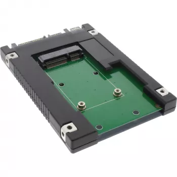 InLine adaptador de disco 2,5 polegadas SATA para SSD mSATA 76620B preto