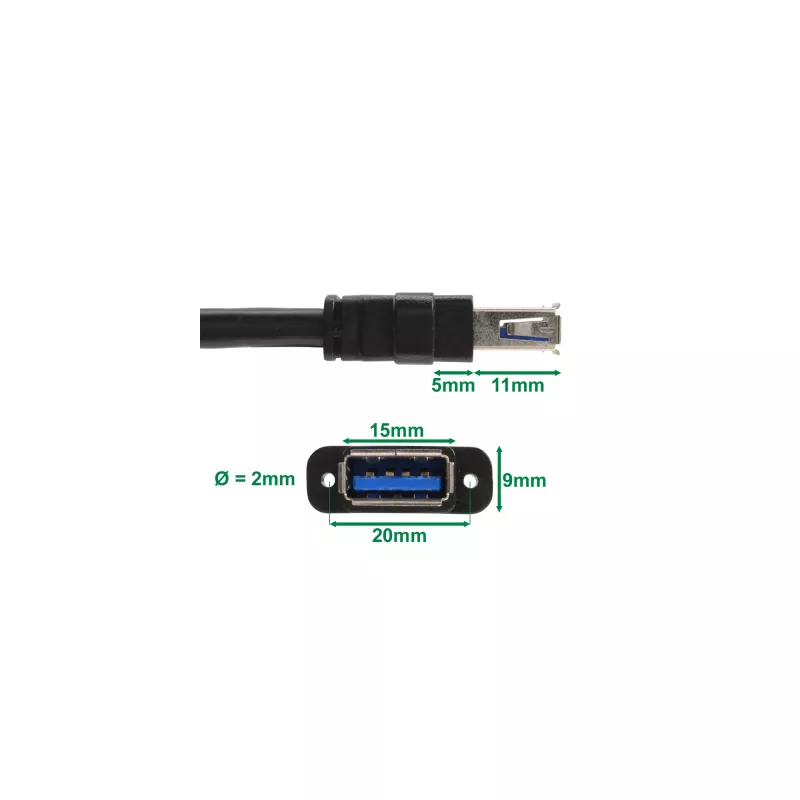 InLine placa Mini-PCIe com 4x USB 3.0