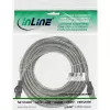 Cabo de rede SF/UTP Cat.5e transparente 7,5m InLine