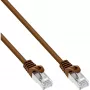 Cabo de rede SF/UTP Cat.5e castanho 7,5m InLine