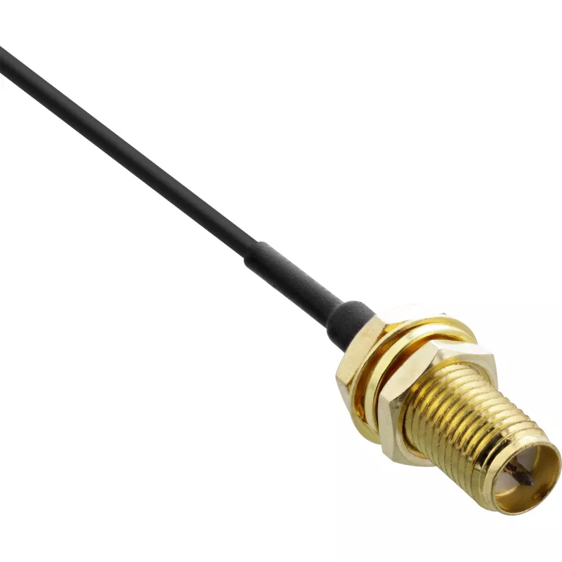 Cabo adaptador WIFI InLine RP-SMA fêmea para U.FL macho 20 cm