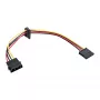 Cabo de alimentação interno InLine 1x 4 pinos Molex / 2x SATA alimentação 0,30 m