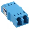Adaptador de fibra ótica duplex LC/LC SM bucha cerâmica azul InLine 89989D