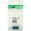 Adaptador de fibra ótica duplex LC/LC SM bucha cerâmica azul InLine 89989D