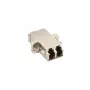Adaptador de fibra ótica InLine metal duplex LC/LC MM bucha cerâmica com flange 89989M