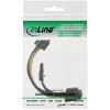 Adaptador de alimentação interno InLine 6 pinos / 8 pinos para placas gráficas PCIe PCI-Express