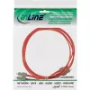 Cabo de fibra ótica duplex InLine SC/SC 50/125µm OM2 0,5 m