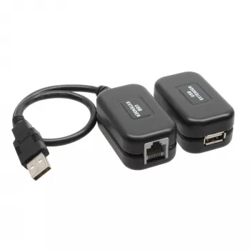 Extensor USB InLine até 60 m através de cabo de rede RJ45 Cat.5e ou superior