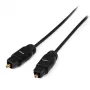 Cabo de áudio digital ótico SPDIF Toslink fino StarTech.com 15 ft