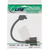 Cabo adaptador VGA InLine 15 pinos VGA fêmea/fêmea 0,2 m