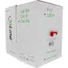 Cabo de rede S/FTP PiMF Cat.6A sem halogéneos 500MHz vermelho 100m InLine