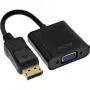 Cabo adaptador DisplayPort InLine Basic, ficha DP / conector fêmea VGA preto 0,15 m