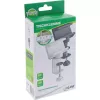 Suporte para régua de tomadas InLine 23193B suporte de fixação por parafuso rotativo preto