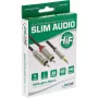 Cabo de áudio 3,5 mm ficha para 2x ficha RCA InLine Basic fino S-99241
