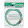 Cabo de fibra ótica duplex LC/SC InLine 88641O 50/125µm OM3 1m