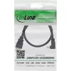 Cabo HDMI High Speed InLine com Ethernet, angular, 3m
