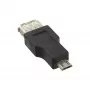 Adaptador Micro-USB InLine ficha Micro-B conector fêmea USB A 31604