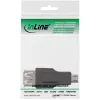 Adaptador Micro-USB InLine ficha Micro-B conector fêmea USB A 31604