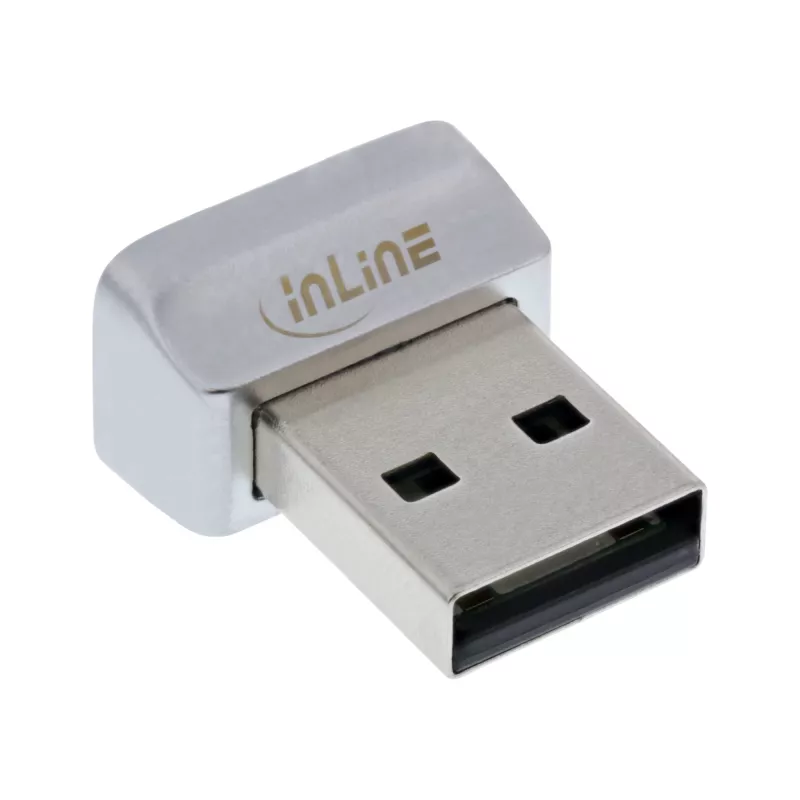 Leitor de impressões digitais USB InLine, compatível com Windows Hello