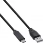 Cabo USB 2.0 InLine 35736 ficha USB-C / ficha USB-A preto 0,5 m
