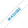 Fita de etiquetagem M Brother MK223BZ azul sobre branco 9 mm