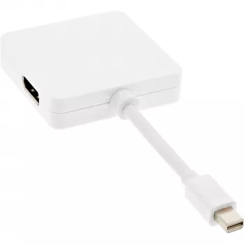Cabo adaptador InLine Mini DisplayPort para HDMI DVI DisplayPort 17195I