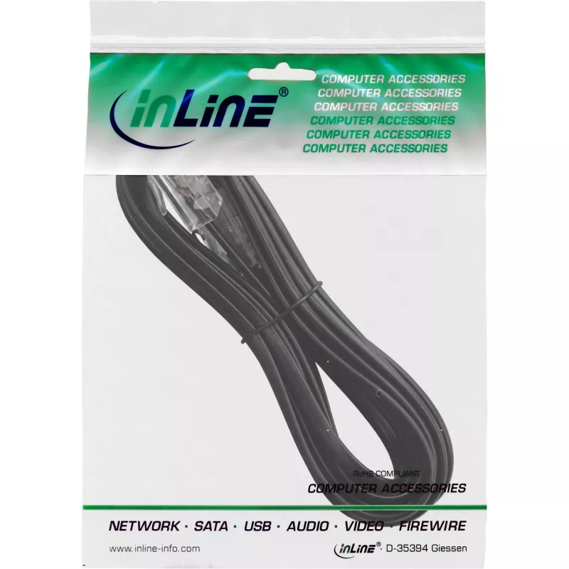 Cabo ISDN InLine RJ45 macho/macho 8P4C, 5 m