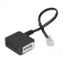 Cabo adaptador TAE InLine 69946, ficha RJ11 6P4C para tomada TAE-N