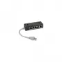 InLine Splitter RDIS 5x RJ45 fêmea cabo de 15cm com resistências de terminação