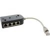 Splitter ISDN InLine 1 -> 8, 0,15 m, com resistências