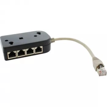 Splitter ISDN InLine 1 -> 8, 0,15 m, com resistências