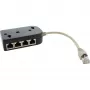 Splitter ISDN InLine 1 -> 8, 0,15 m, com resistências