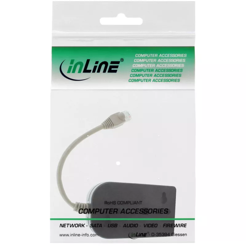 Splitter ISDN InLine 1 -> 8, 0,15 m, com resistências