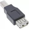 Adaptador USB 2.0 Type-A fêmea / Type-B macho InLine 33442
