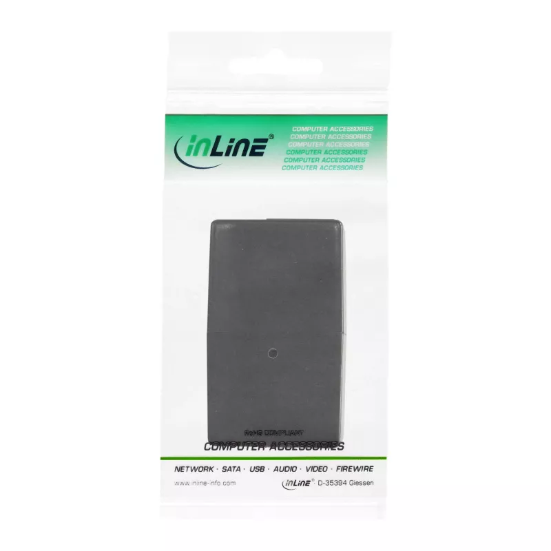 Adaptador ISDN InLine 69998, 2 tomadas RJ45 8P8C não blindadas