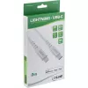 Cabo InLine USB-C Lightning, para iPad, iPhone, iPod, prateado/alumínio, 2 m