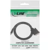 Cabo InLine HDMI-DVI, HDMI macho / DVI macho 18+1 preto, 1 m