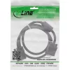 Cabo de extensão S-VGA InLine 15HD macho/fêmea preto, 0,3 m